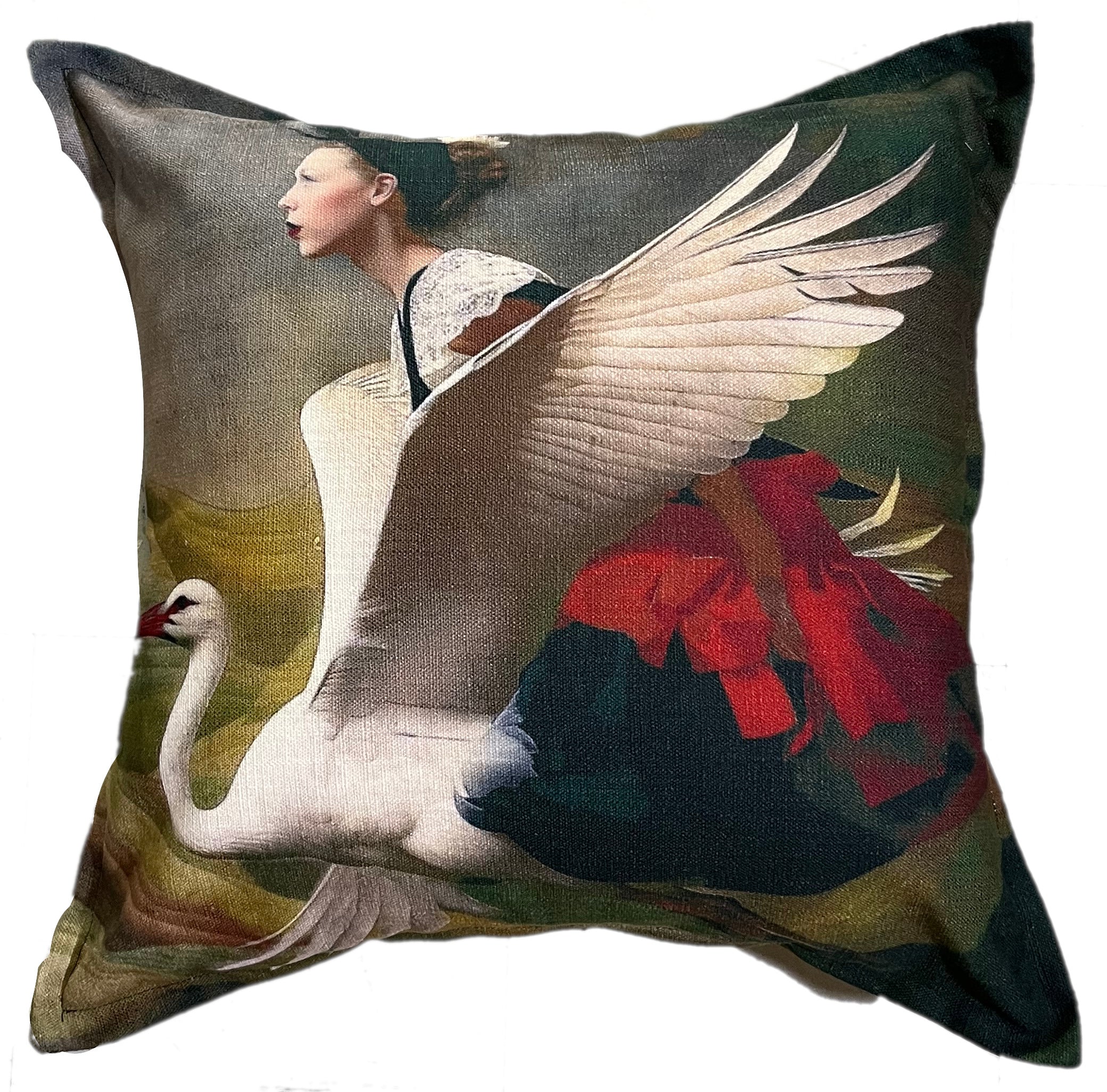 Swan Flight 60x60cm Square Scatter Cushions