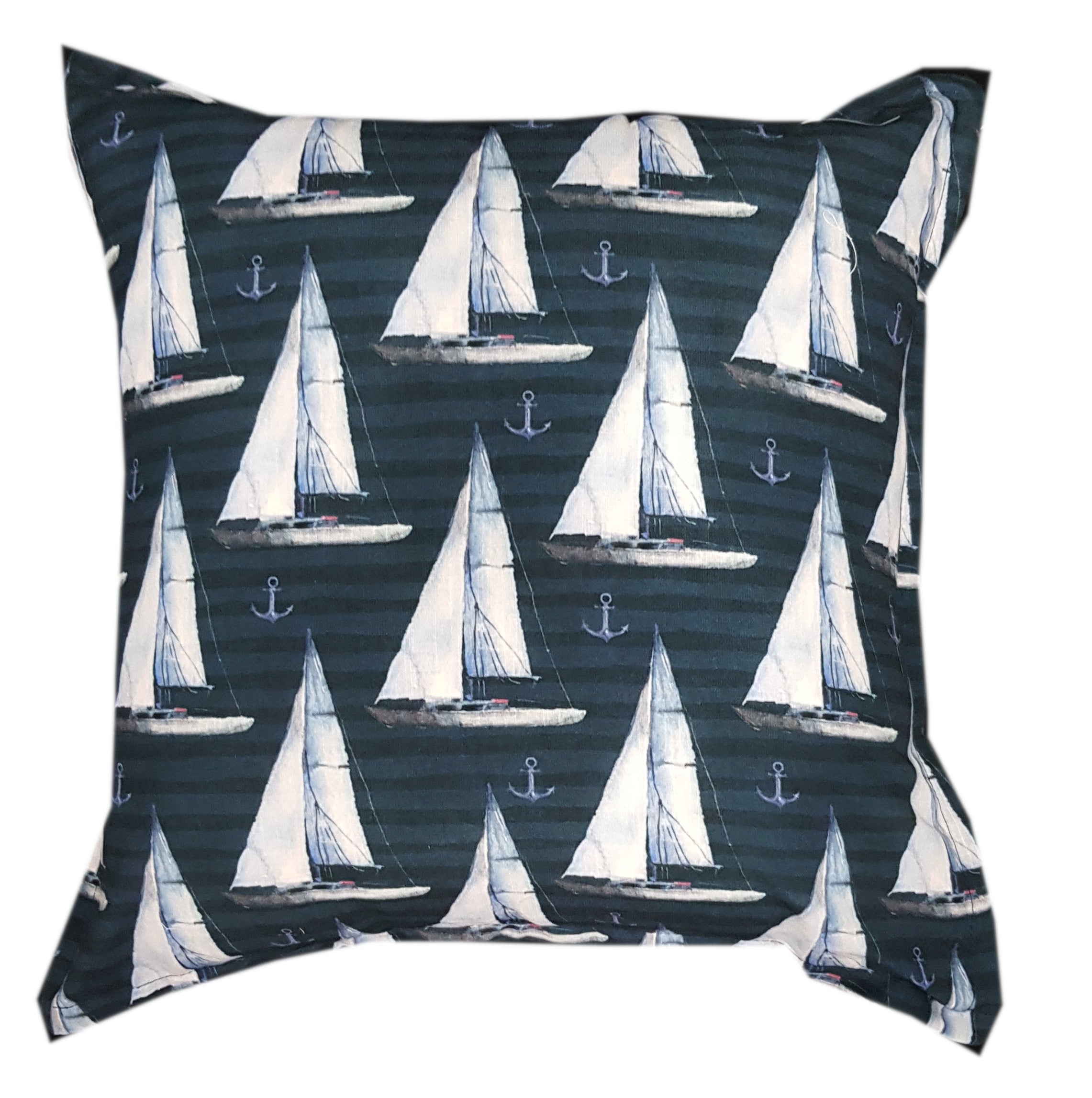 Navy Boats Scatter Cushions