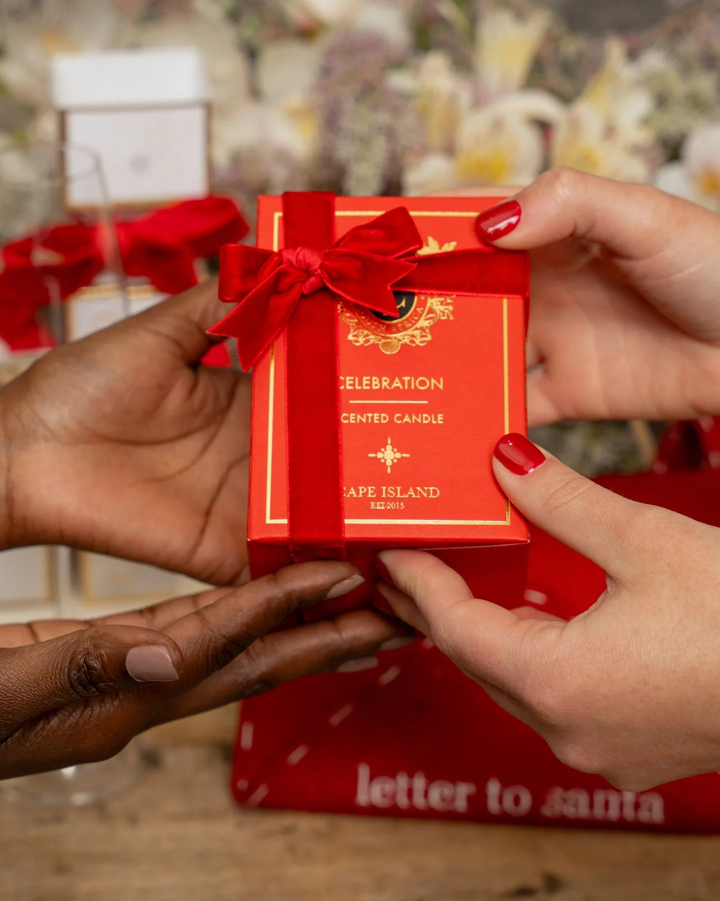 Cape Island Classic Red Celebration Candle