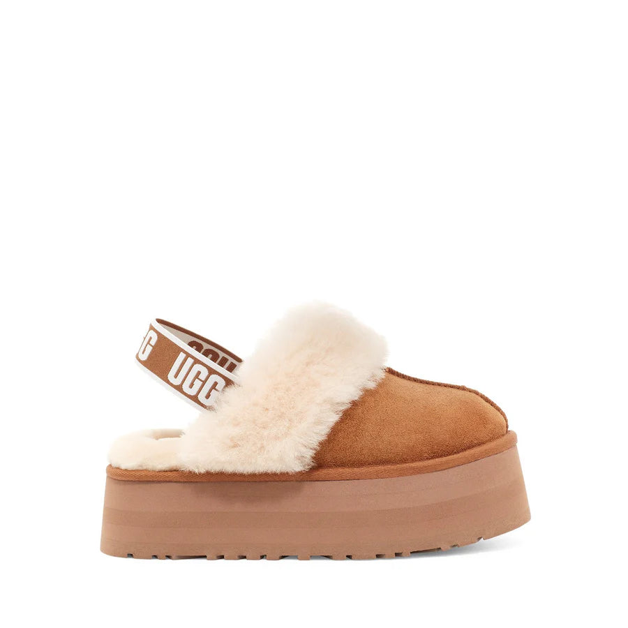 UGG WOMEN'S FUNKETTE フラットフォームスリッポン UGG Funkette - Chestnut
