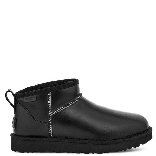 UGG Classic Ultra Mini Leather Regenerate Black