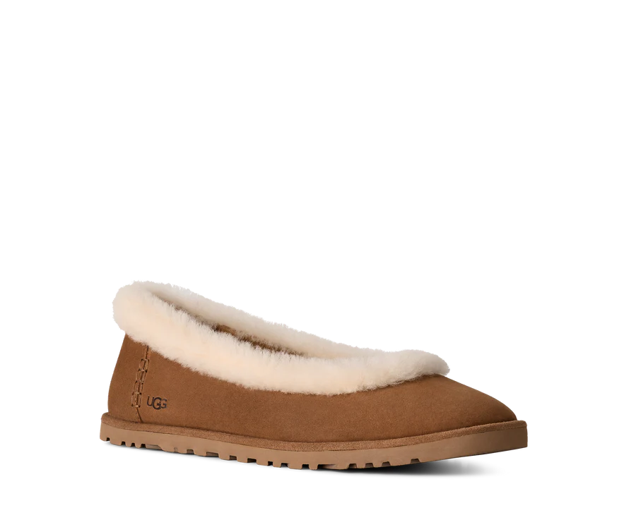 Zora Ballet Flat - Chestnut