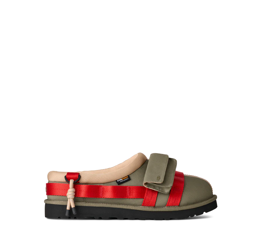 UGG Mens Tasman Wildwood - Burnt Olive/Red Paper