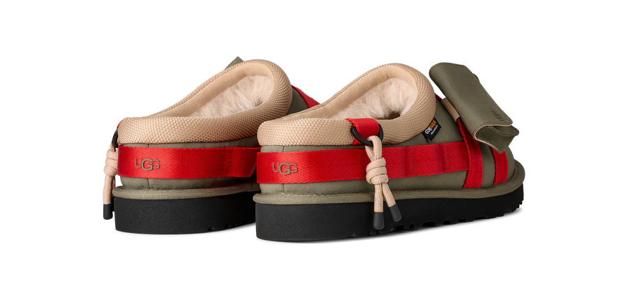 UGG Mens Tasman Wildwood - Burnt Olive/Red Paper