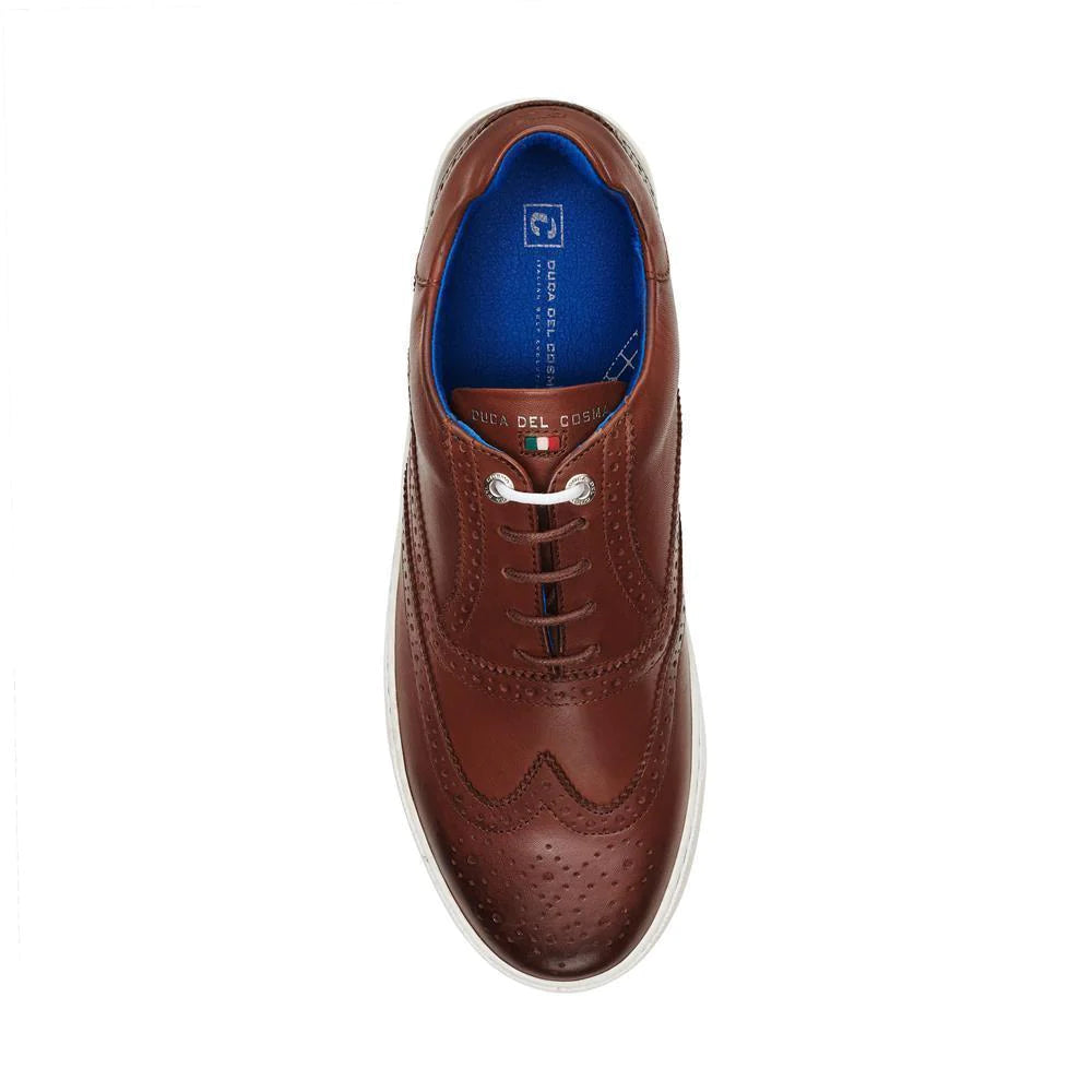 Men's Regent - Cognac & White