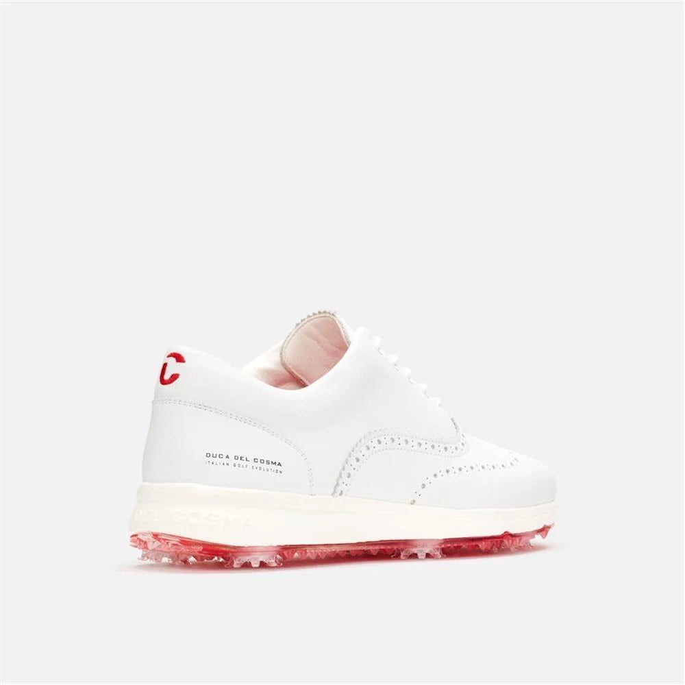 Men's Bernardo - White Pro Spike Golf Shoe
