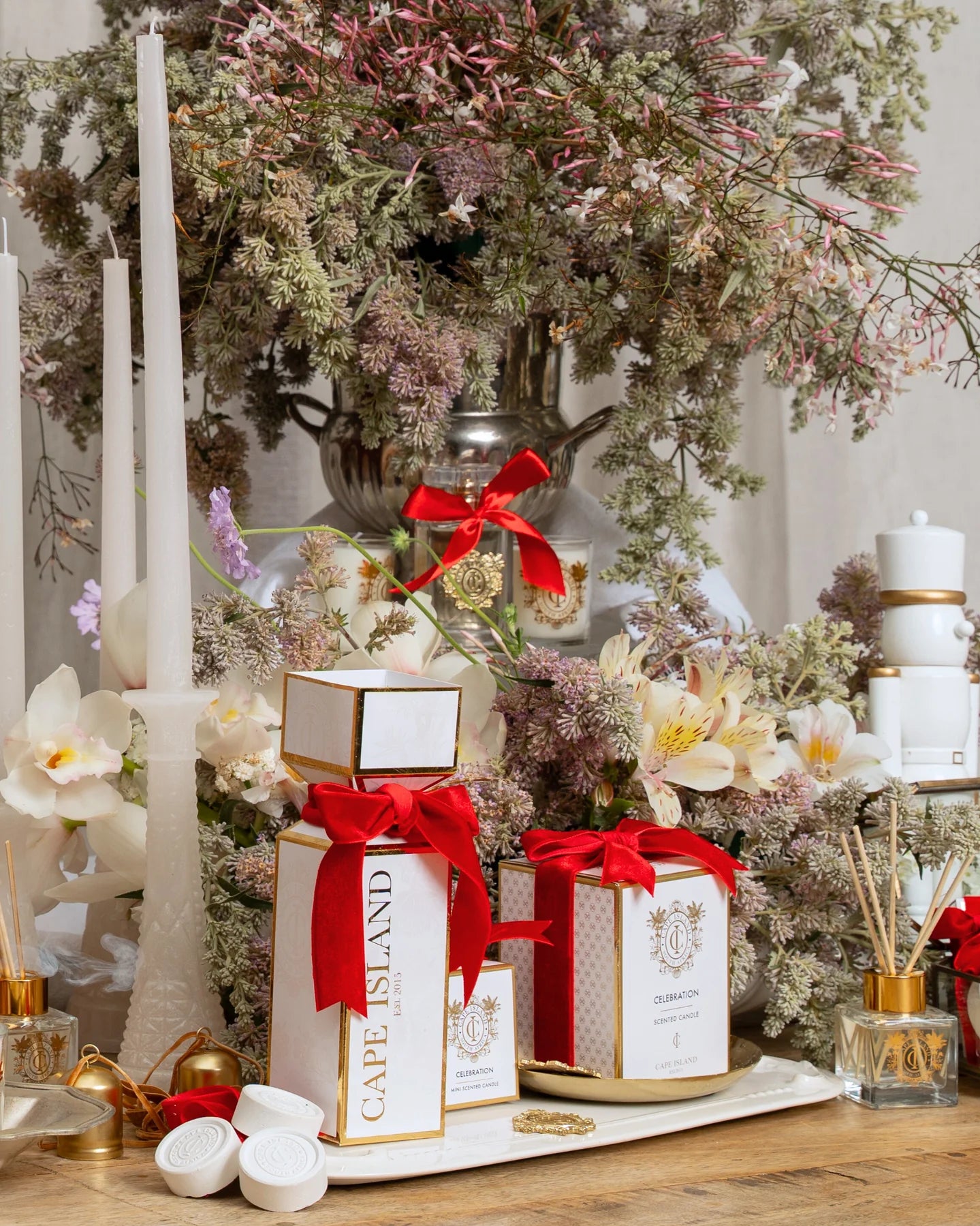 Cape Island Celebration Mini Candle - White