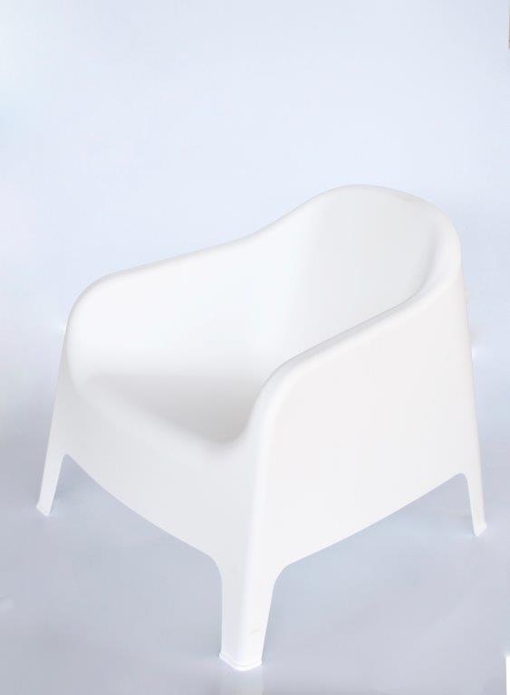 White Plastic Tub Chair