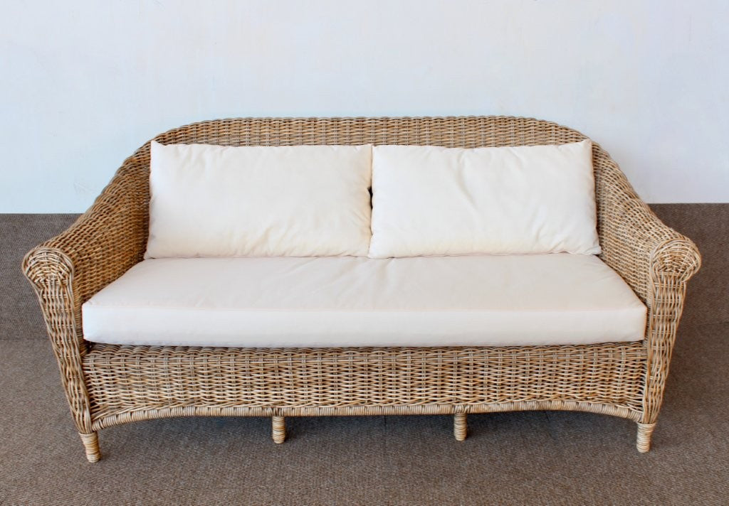 Outdoor PVC 2.5 Seater Couch with Cushion