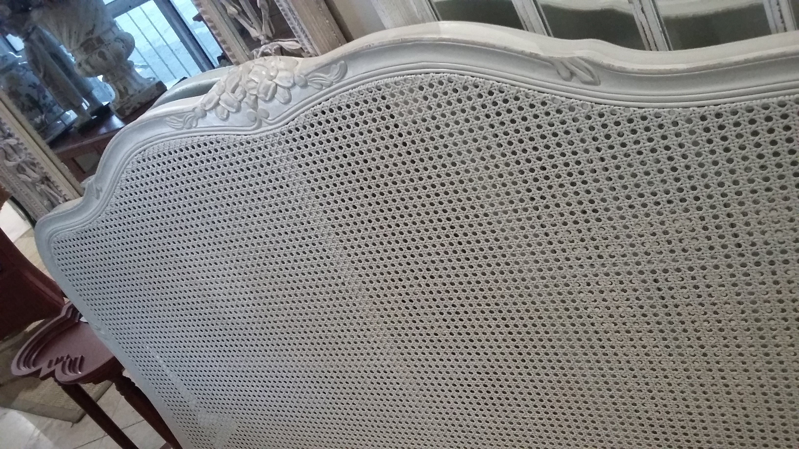 King Sized Rattan Headboard - NetDécor