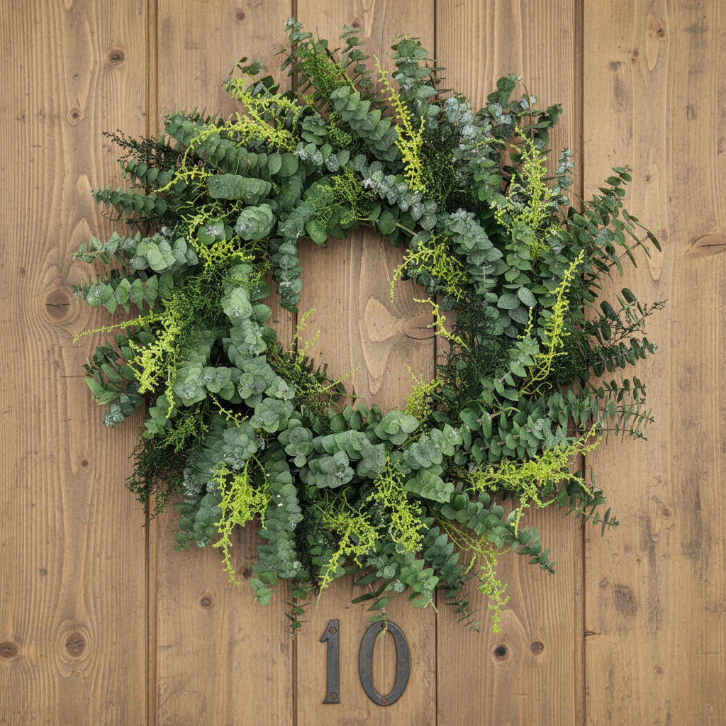 Green Designer Pennygum Wreath