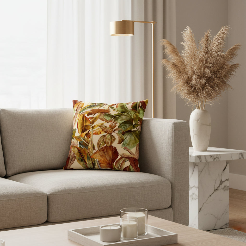 RUST AMAZONIA SCATTER CUSHION