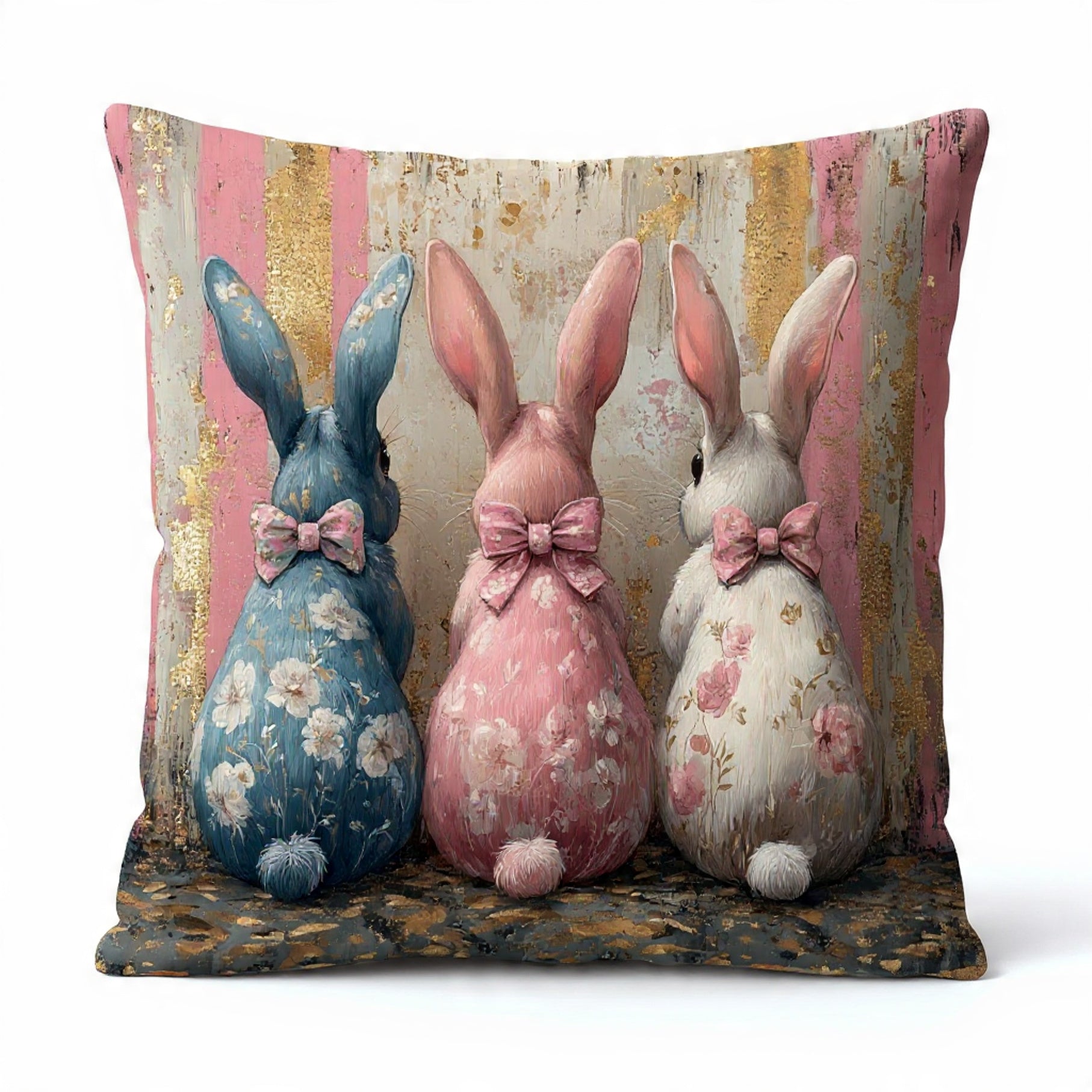 Bows 55cm x 55cm Square Scatter Cushion