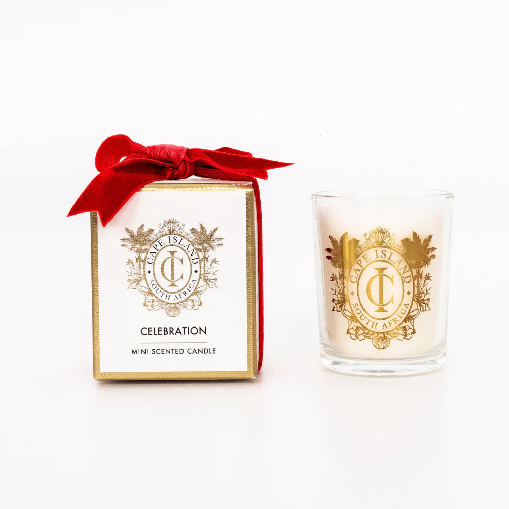 Cape Island Celebration Mini Candle - White
