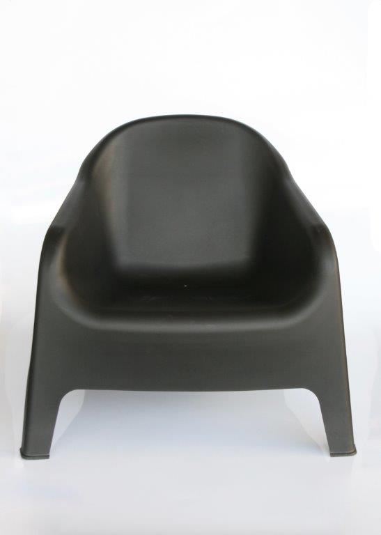 Black Plastic Tub Chair