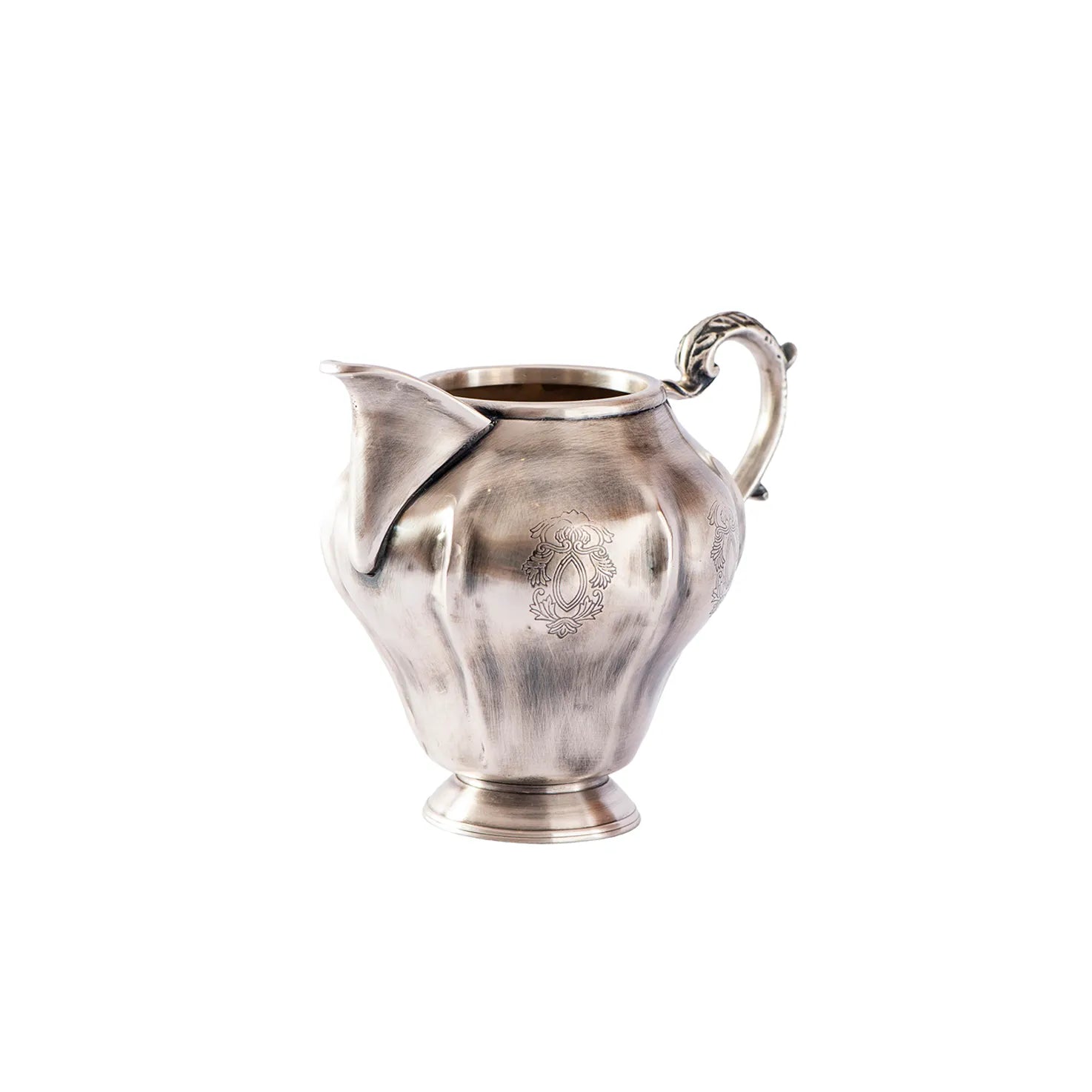 JUG MILK FRENCH ANTIQUE BRASS