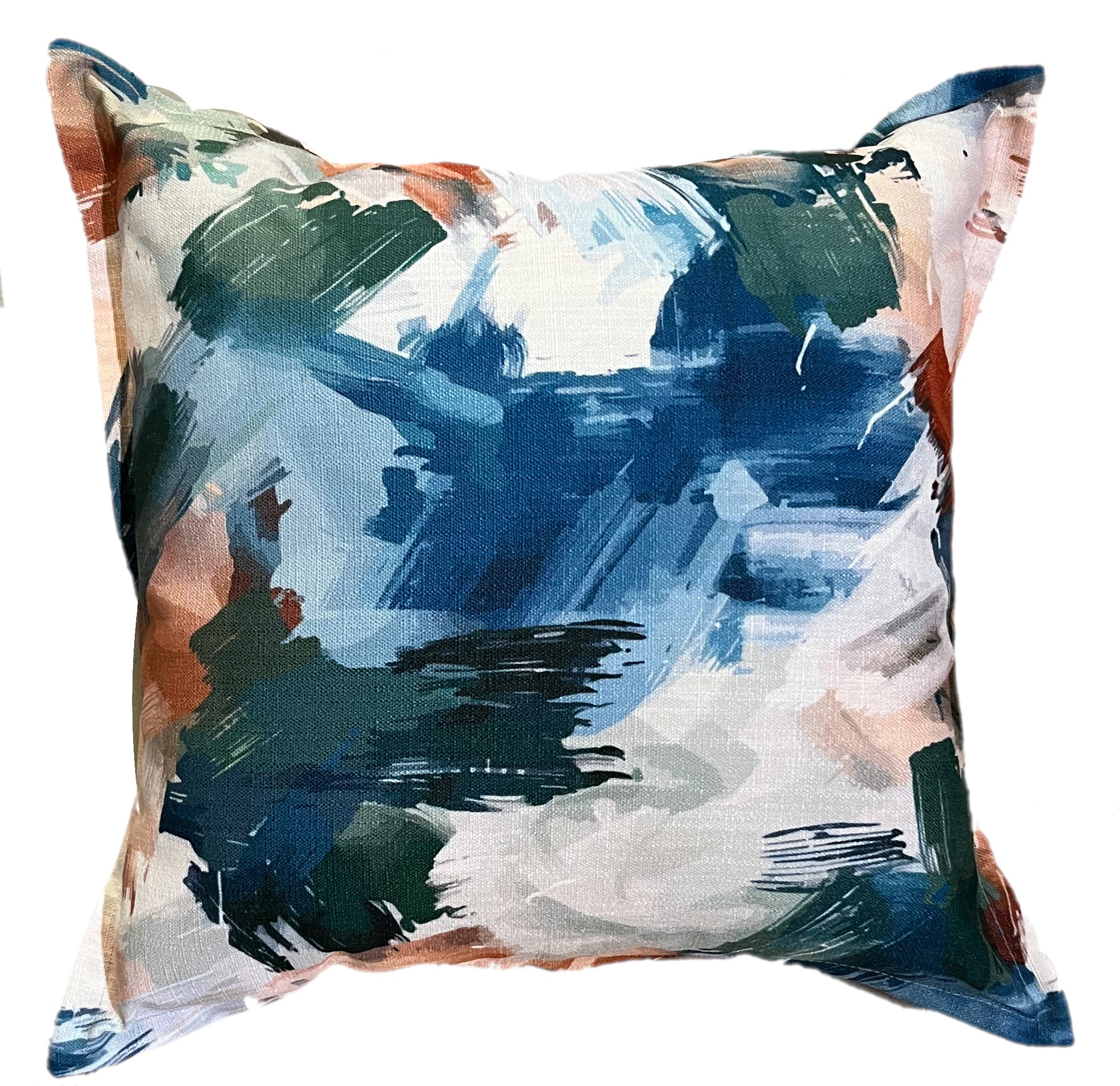 Indigo Sweep 60x60cm Square Scatter Cushions