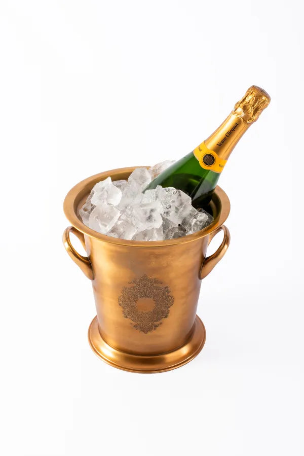 WINE COOLER ROME ANTIQUE BRASS