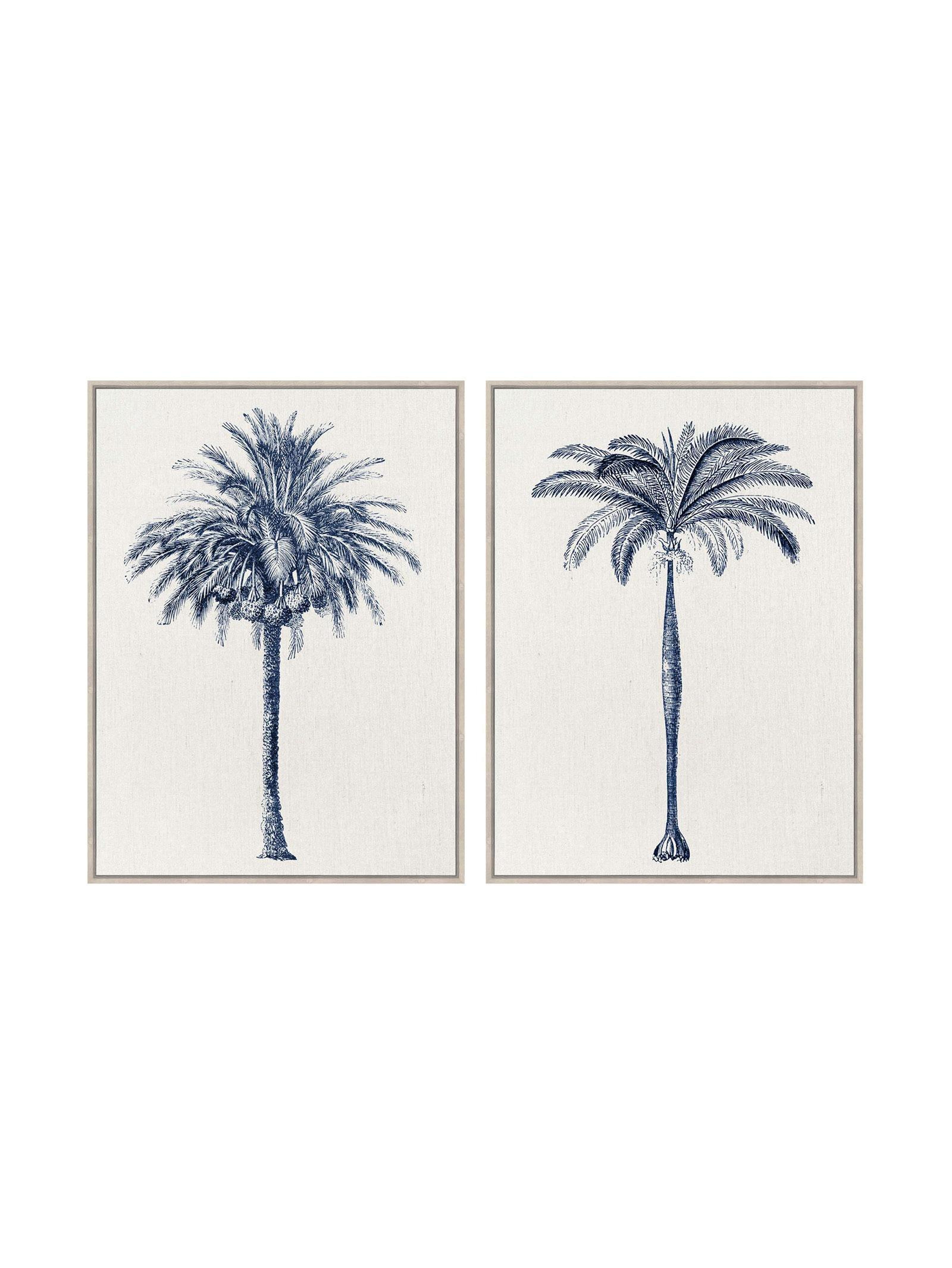 ALCAZAR PALMS ART HPL SET 2 in Nautical
