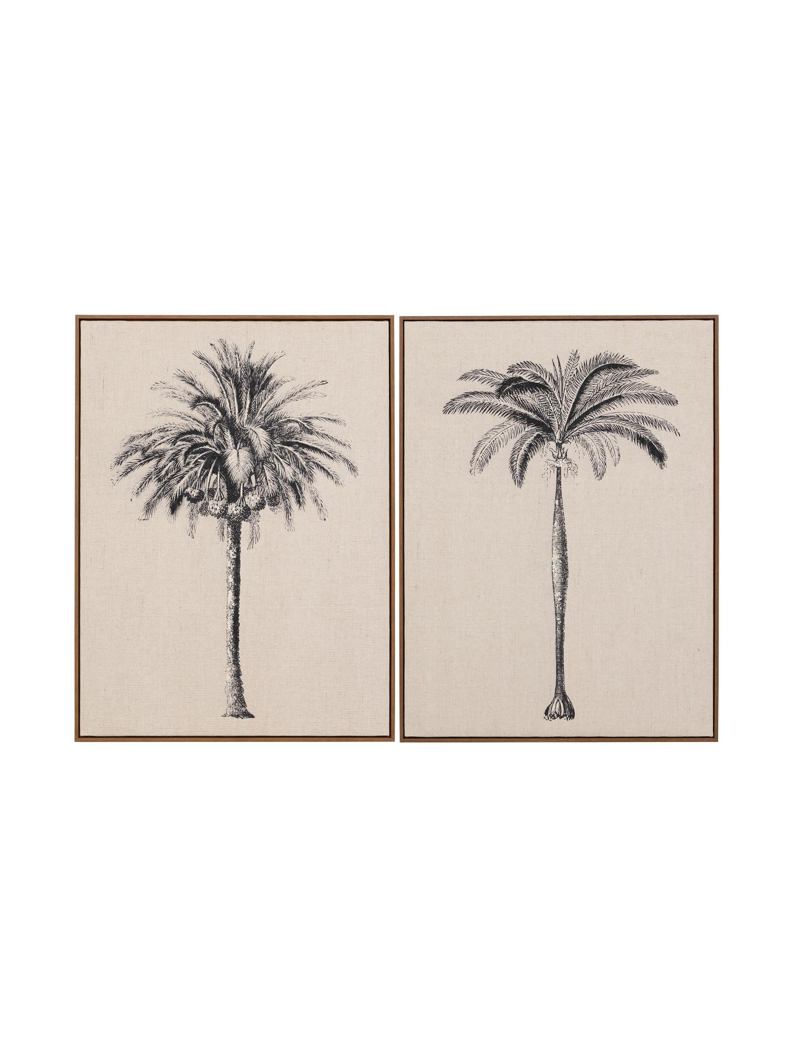 ALCAZAR PALMS ART HPL SET 2 In Sandstone