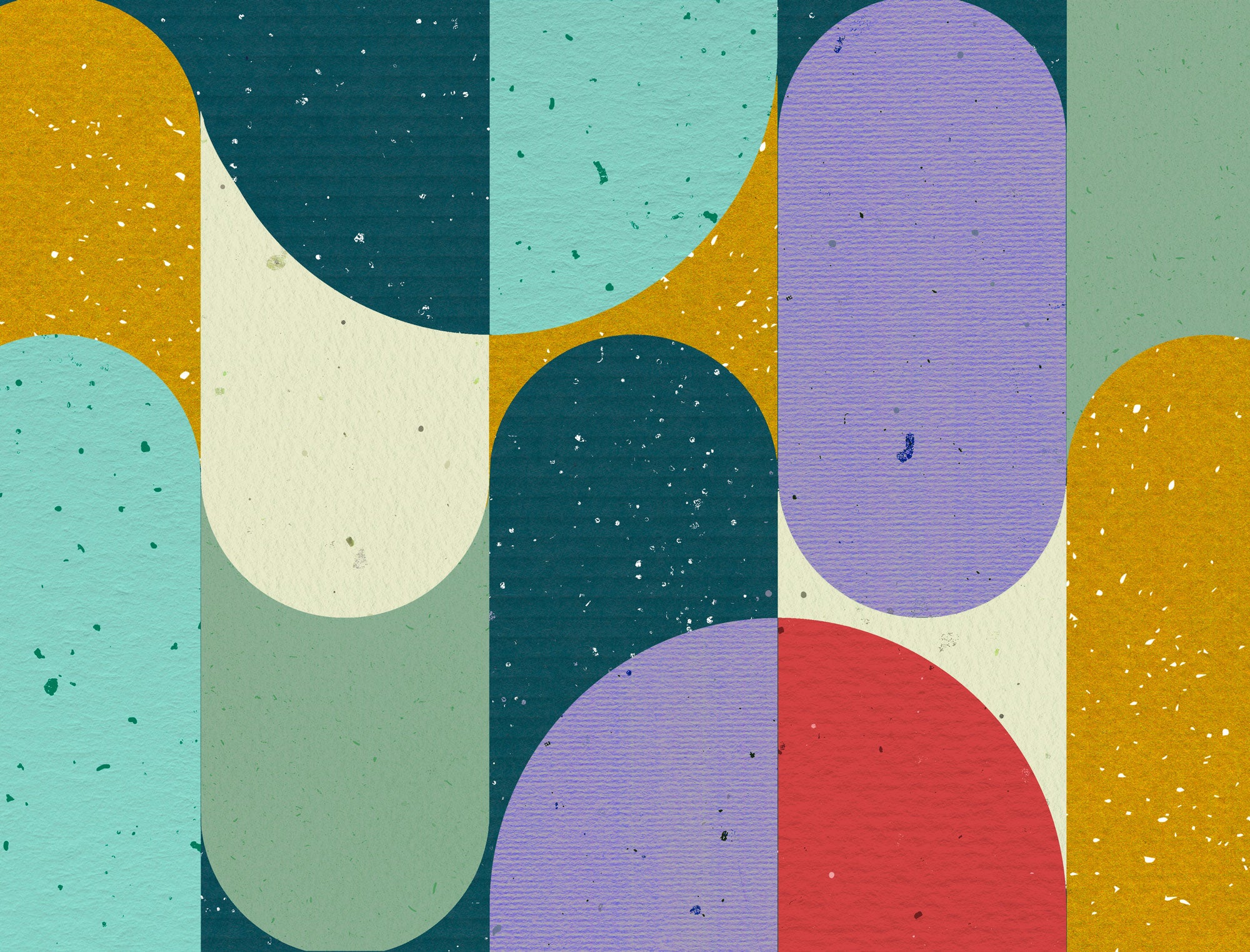 Aztec Opulence Mural