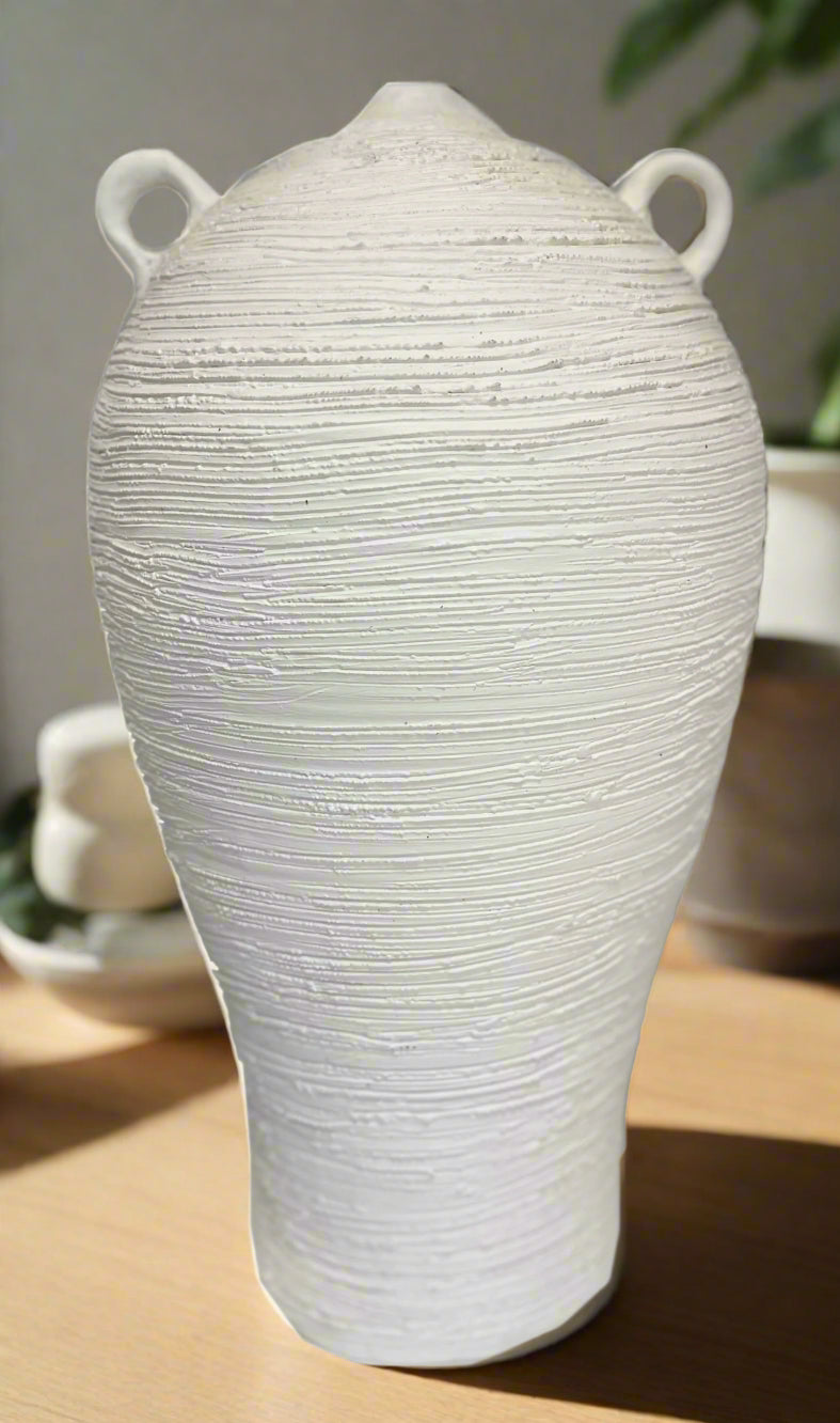 Bible Ceramic Jar in Natural