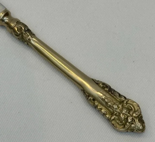 Antique Brass Bread Knife