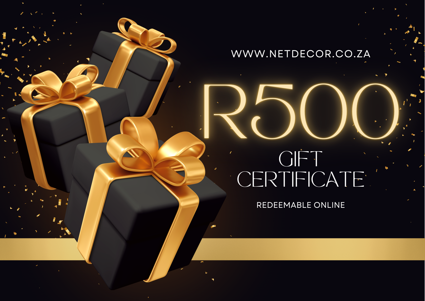 NetDecor R500 Gift Certificate
