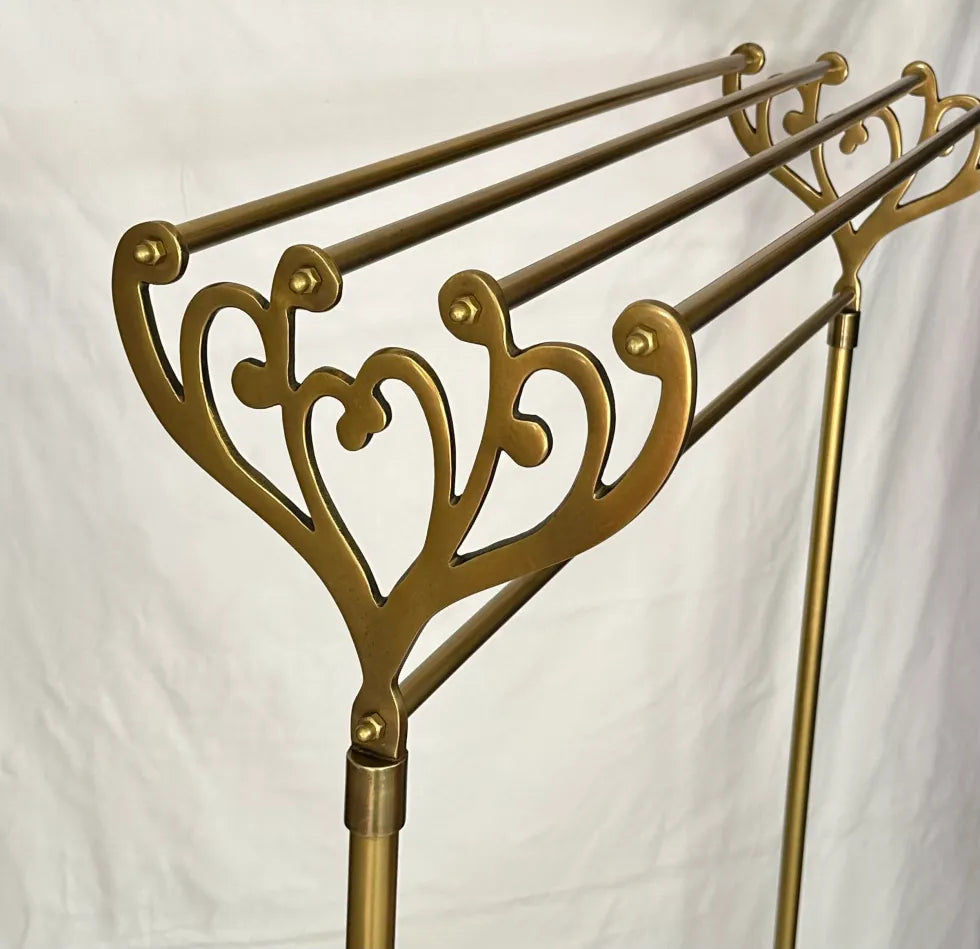 Antique Brass Kings Clothes Rail