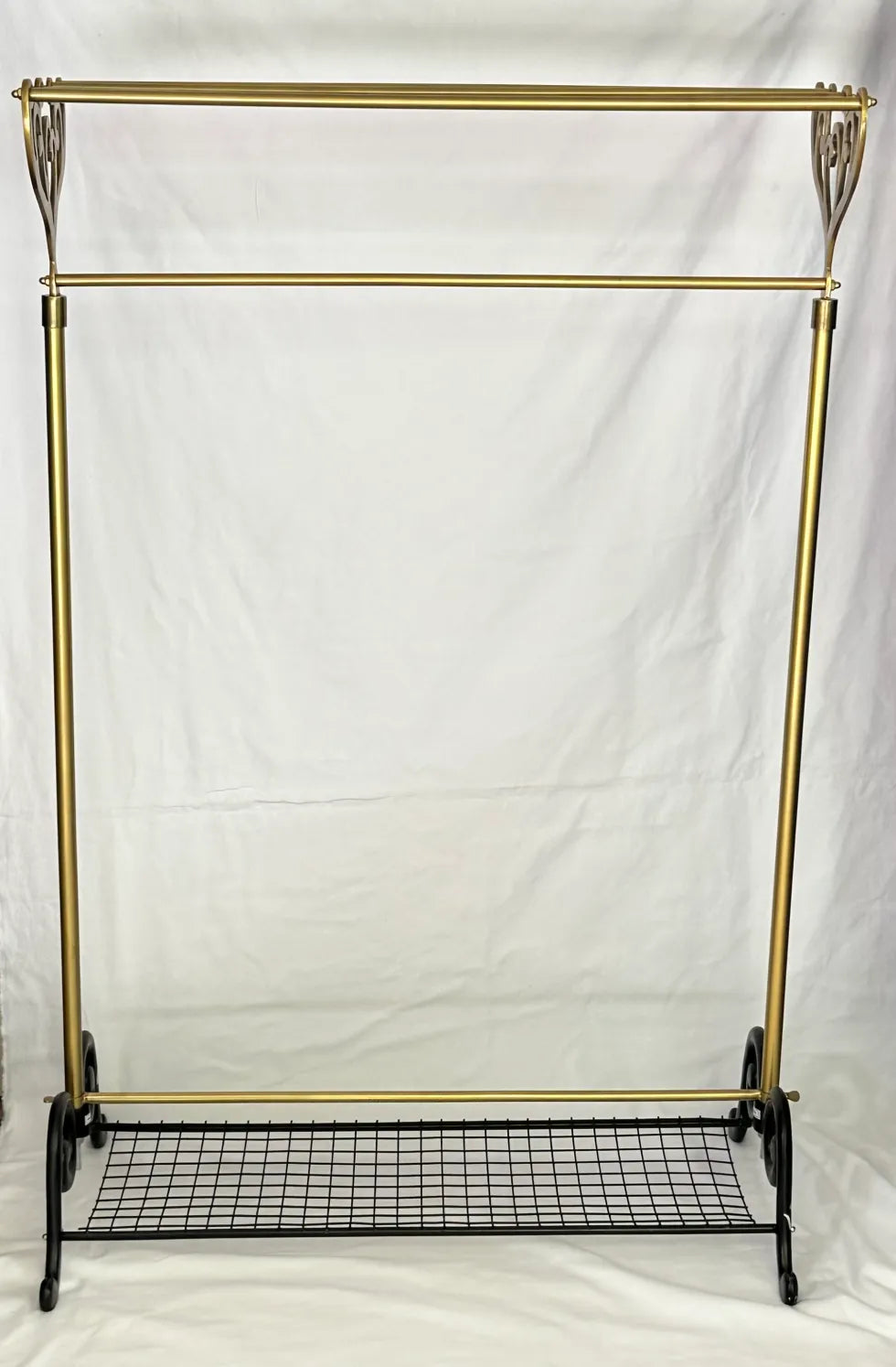 Antique Brass Kings Clothes Rail