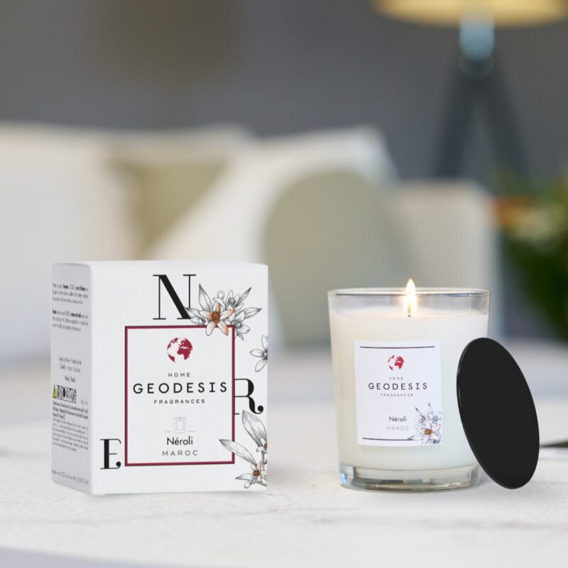 Geodesis Scented Candle 180g - Clear Glass
