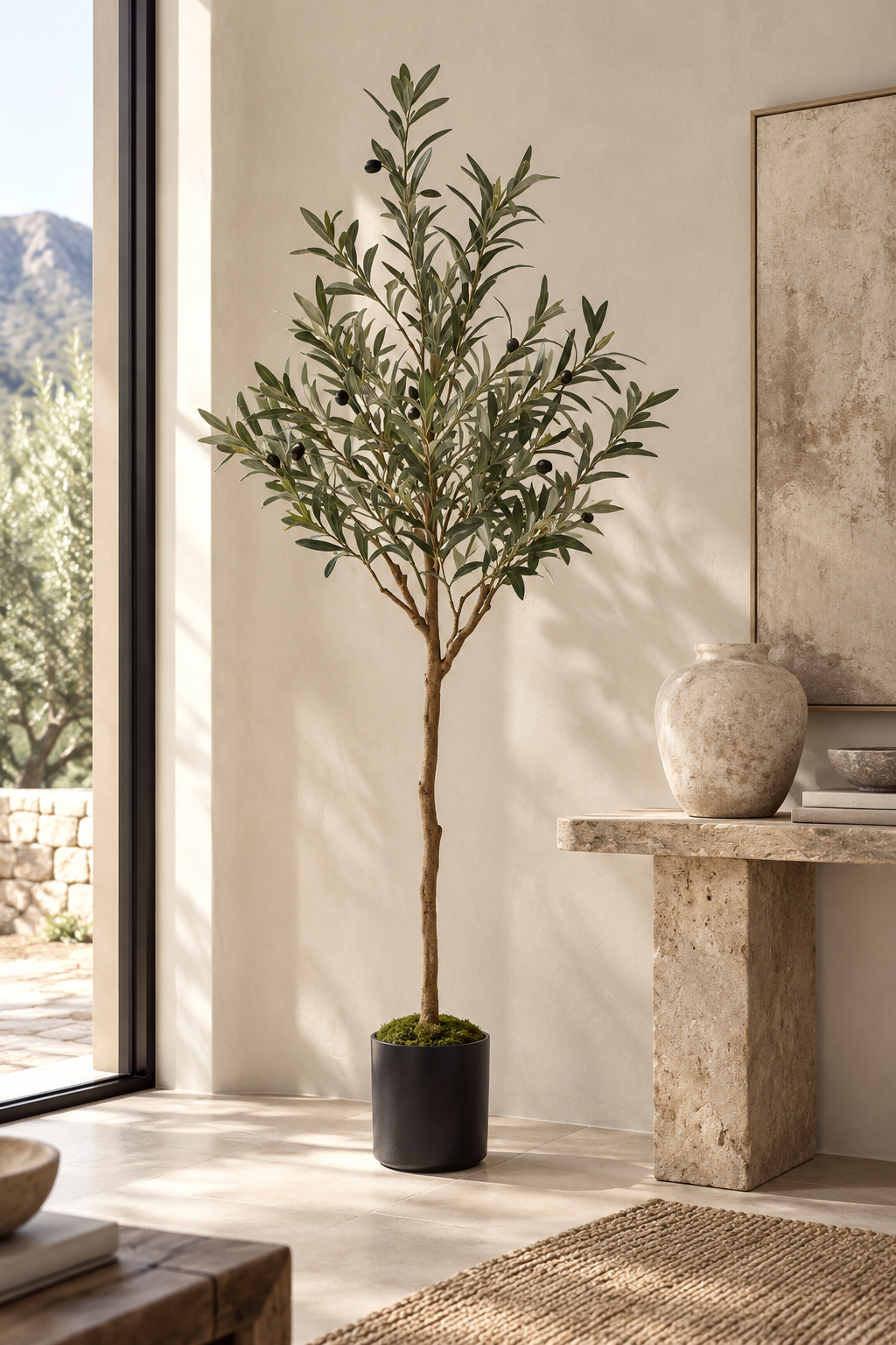 Faux Olive Tree 150cm in Pot