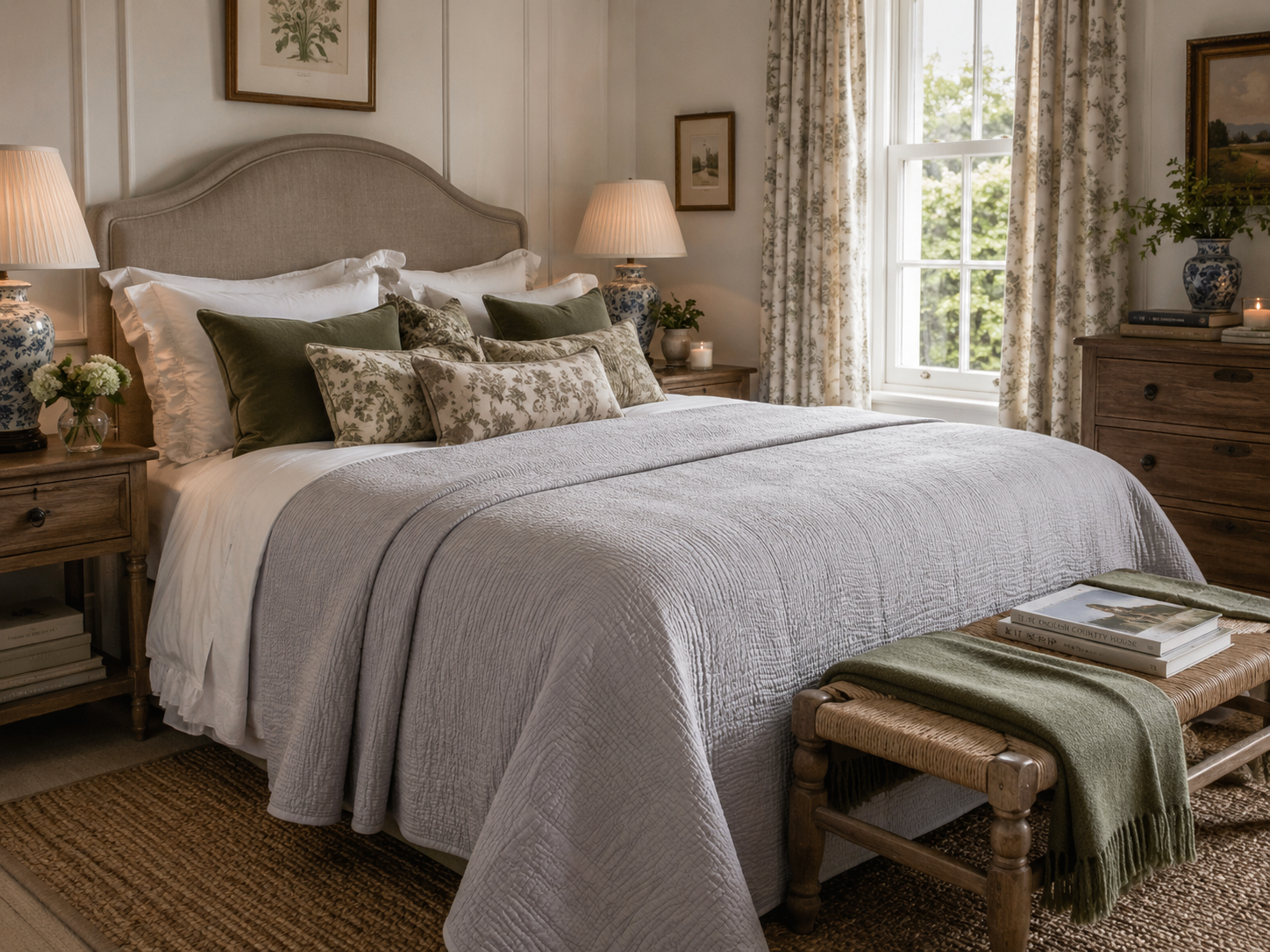 GREY COTTON QUILT