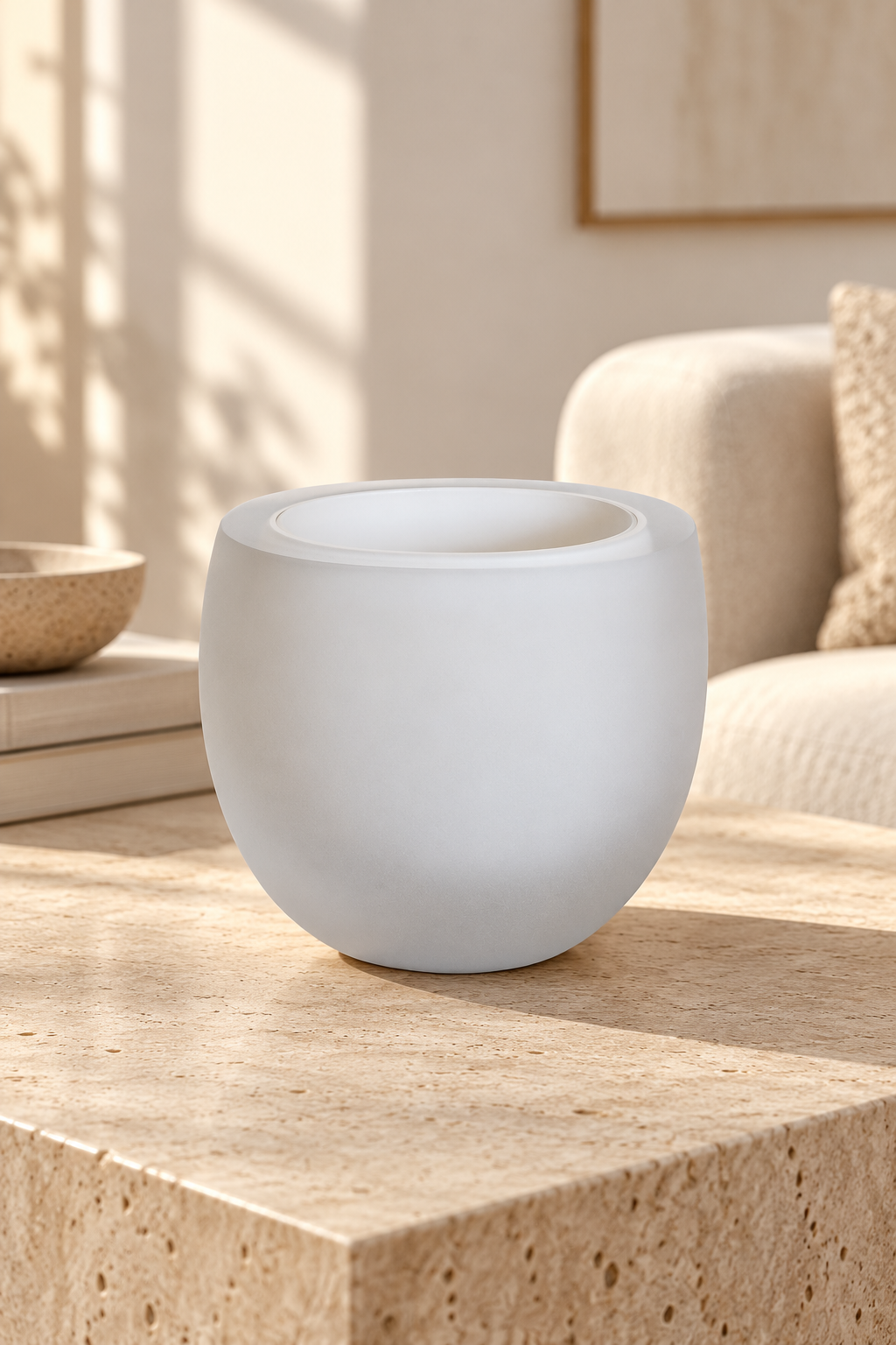 Quartz Round Vase