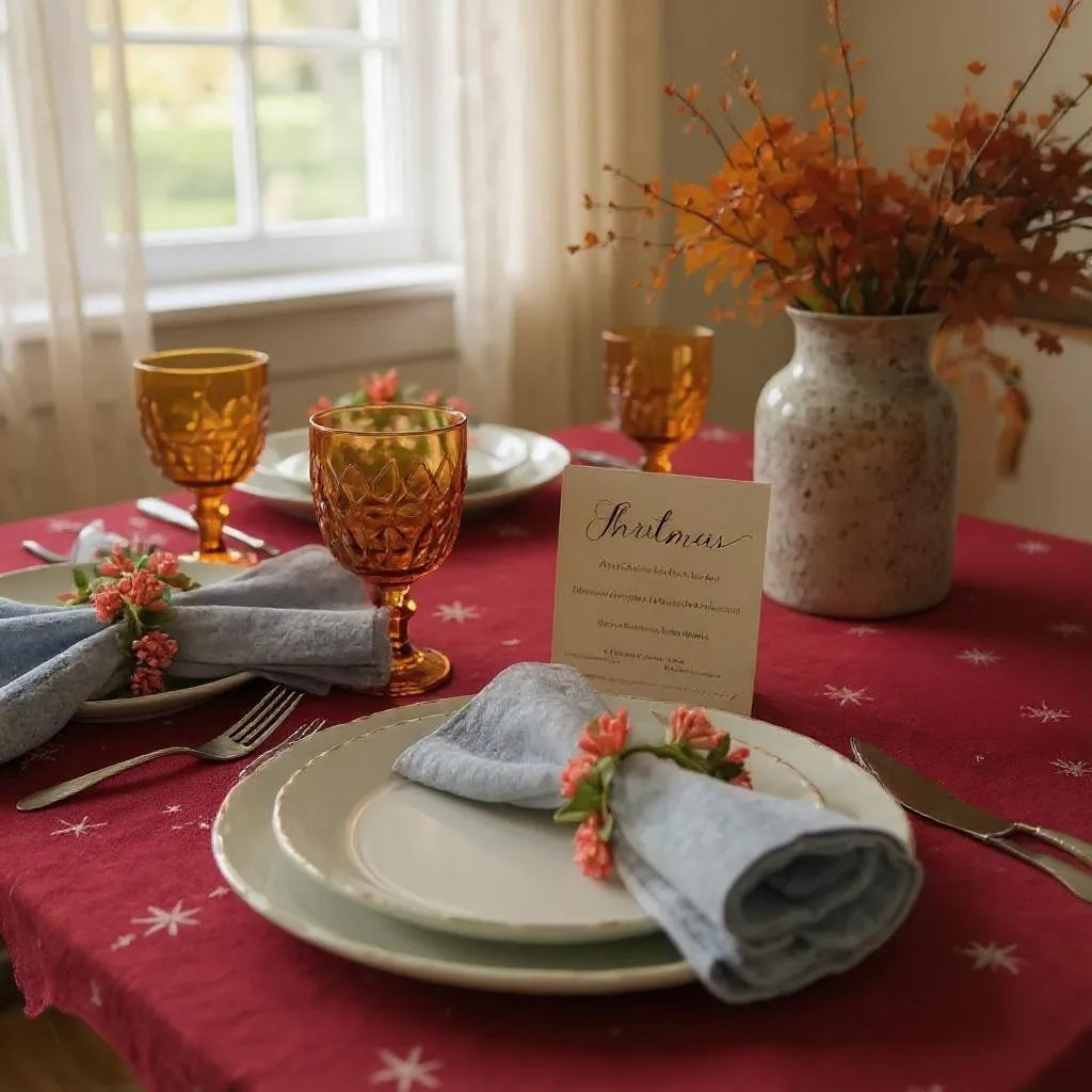 Napkin Rings 8pc Set - Christmas Wreath