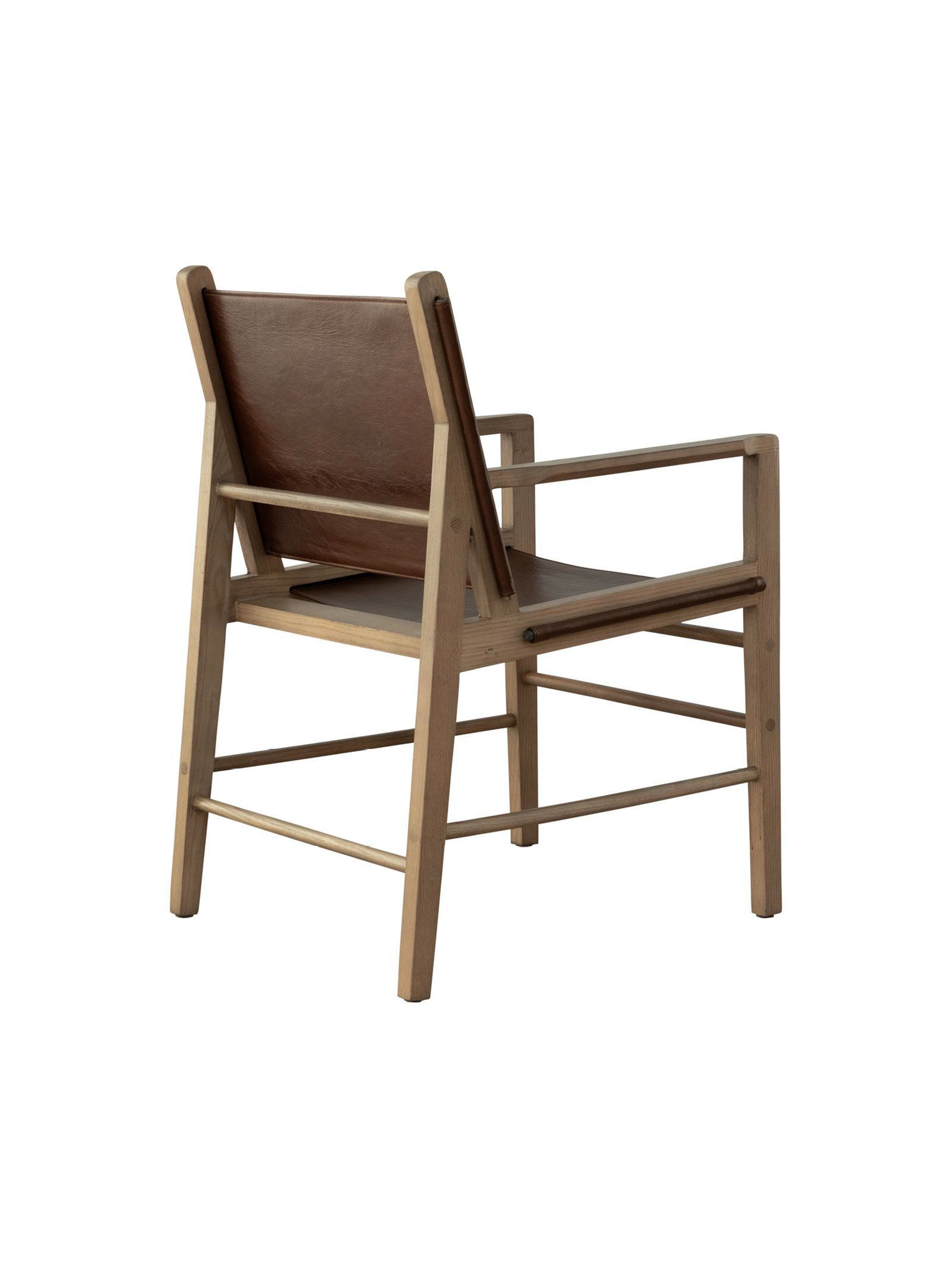 Commodore Leather Occasional Chair Tan