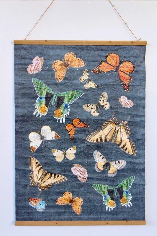 Extra Large Black Butterfly Hanging Wall Decor