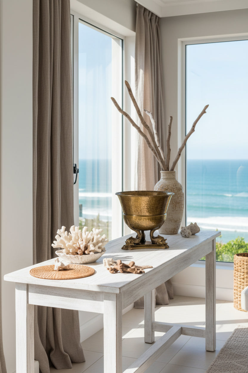 Bronze bowl with decorative feet on a white background