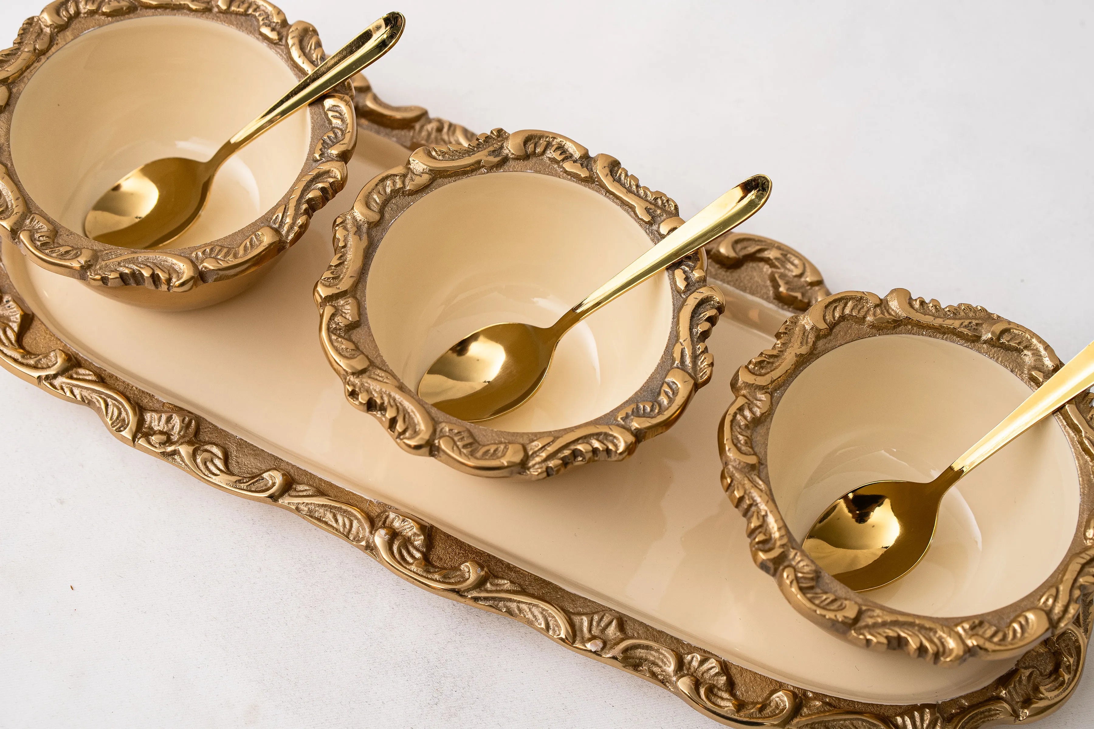 TRAY CONDIMENT SET WITH SPOON SOPHIA