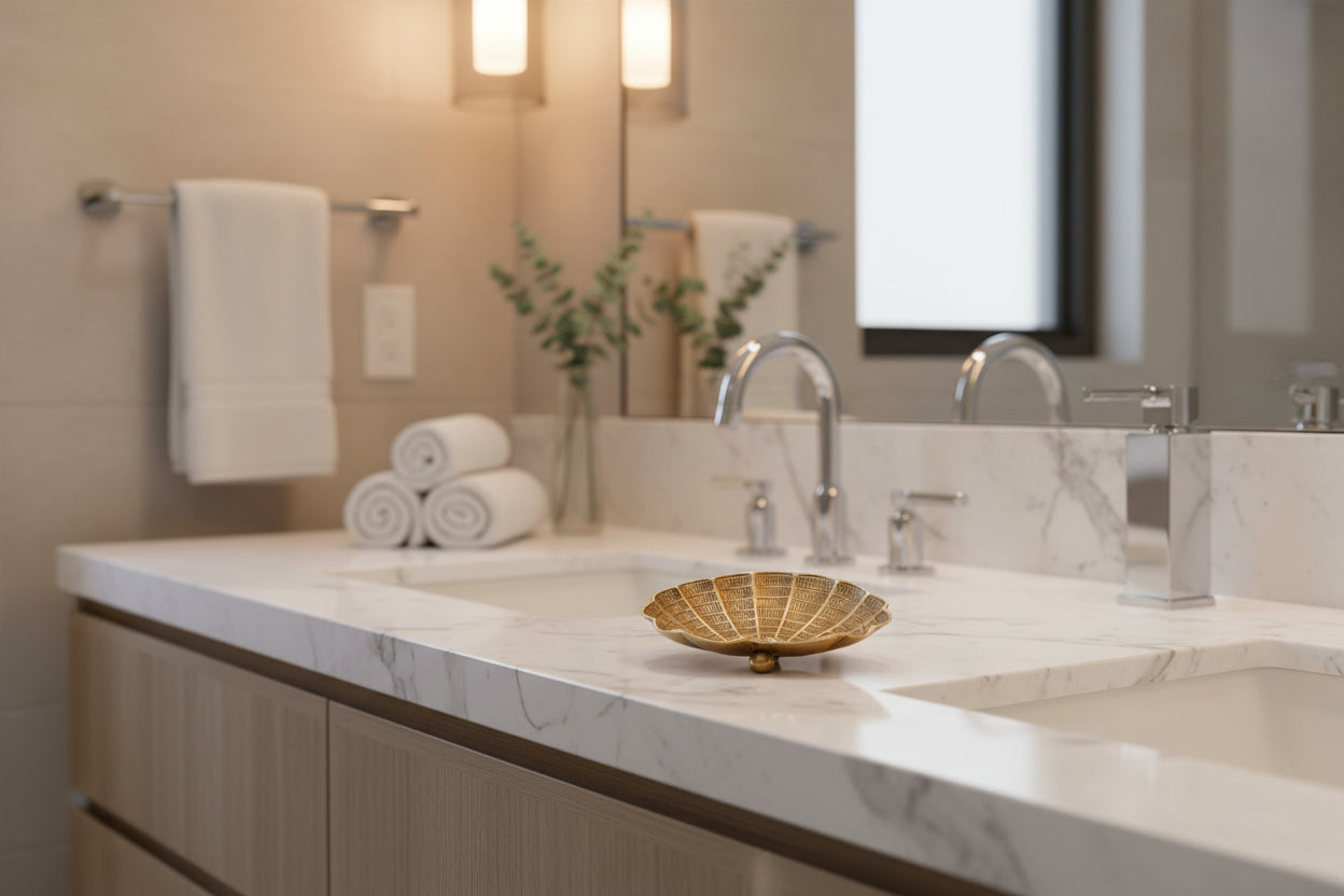 BOWL SHELL - Antique Brass