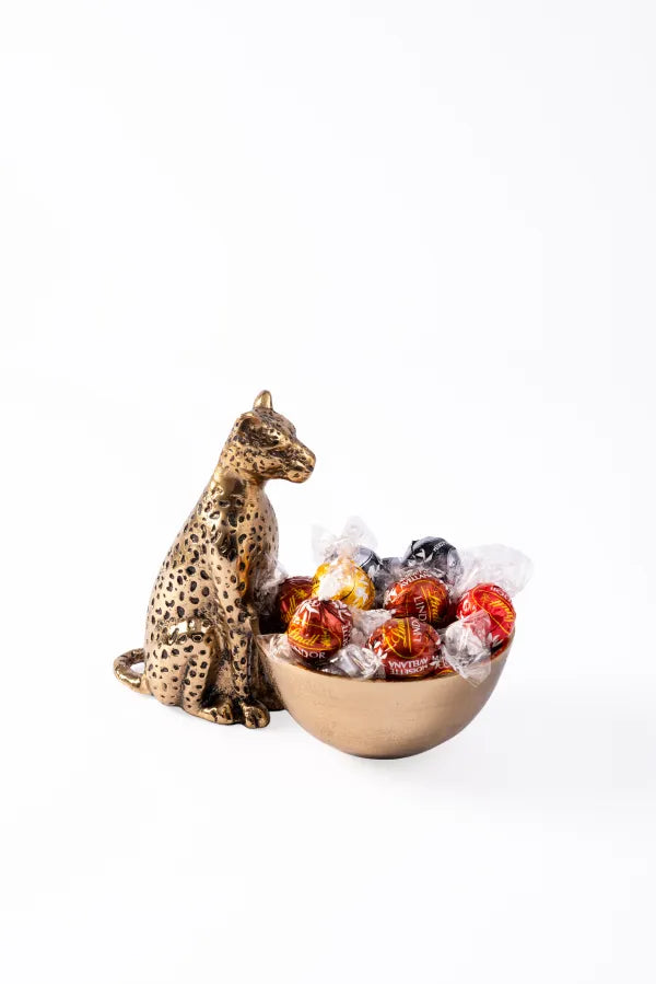 BADILI LEOPARD BOWL BRASS