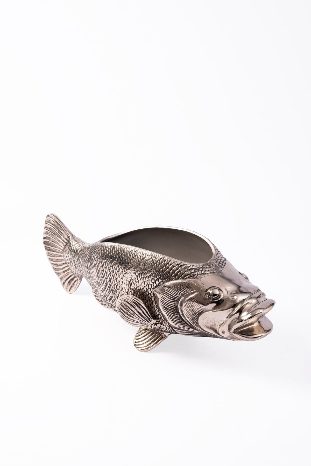 WINE COOLER TROUT ANTIQUE SILVER