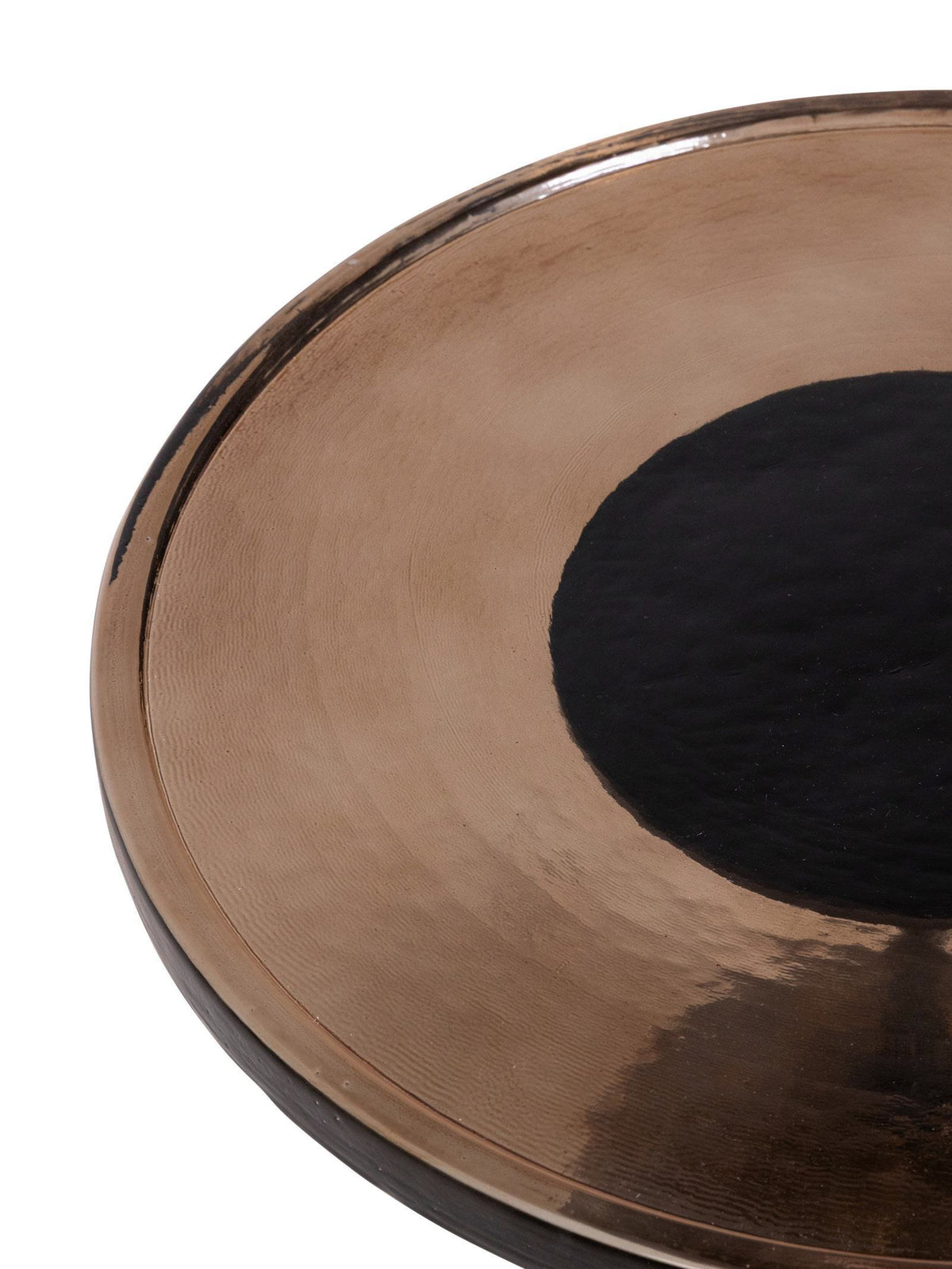Dew Drops Glass Coffee Table - Bark