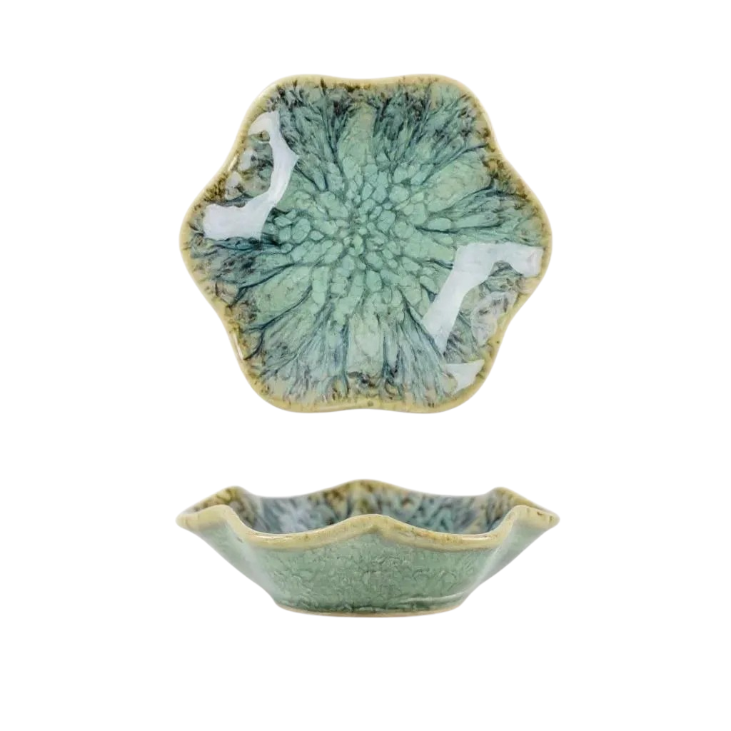 Japanese Lily Dipping Dishes 4 piece set - Option 2