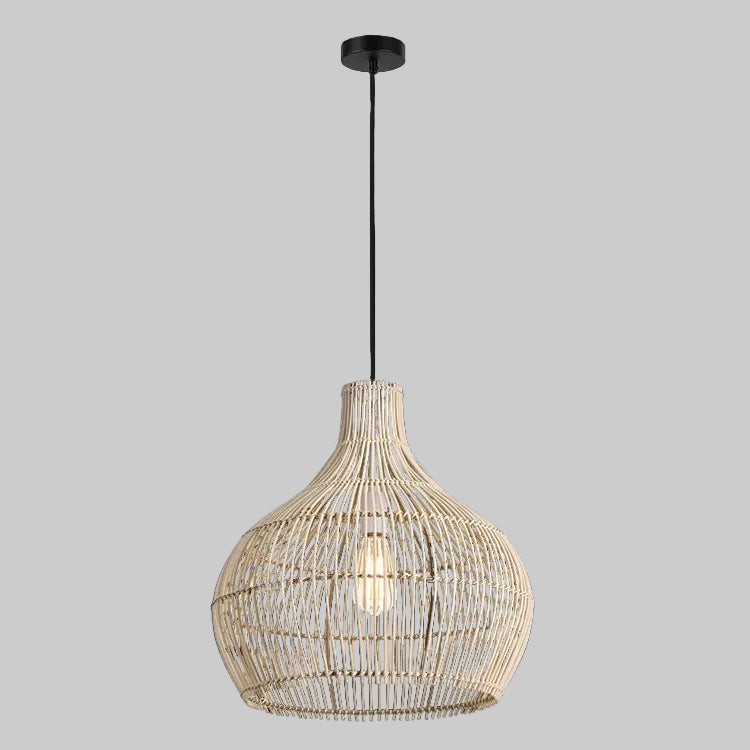 230v 40W E27 Rattan Pendant - 46cm Diameter