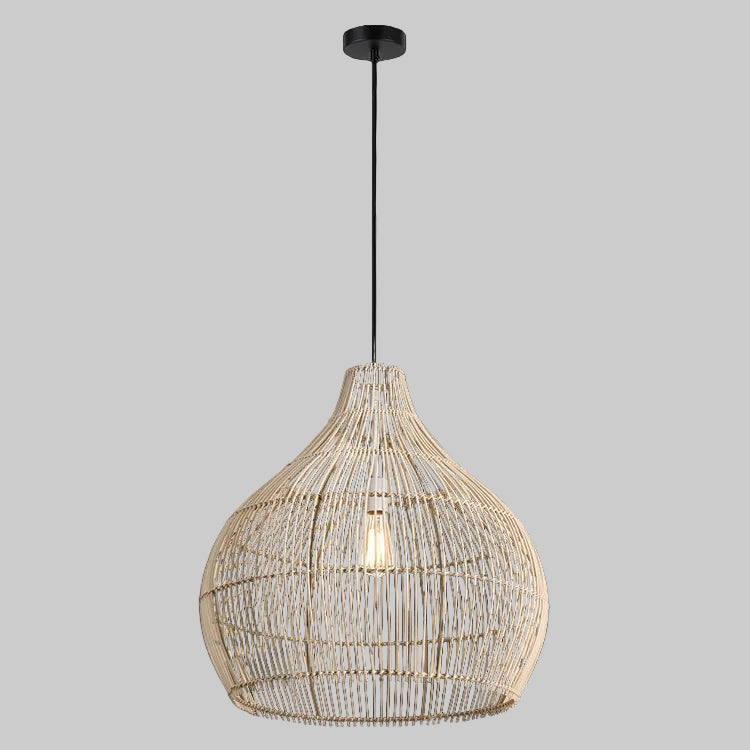 230v 40W E27 Rattan Pendant - 60cm Diameter