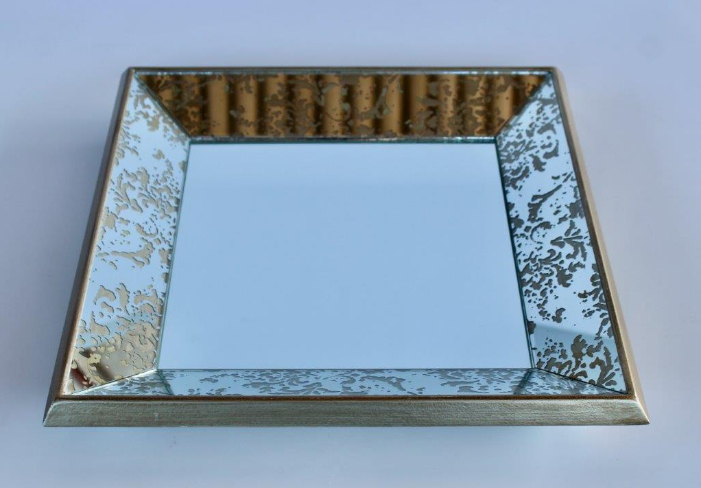 Small Square Mirror Tray