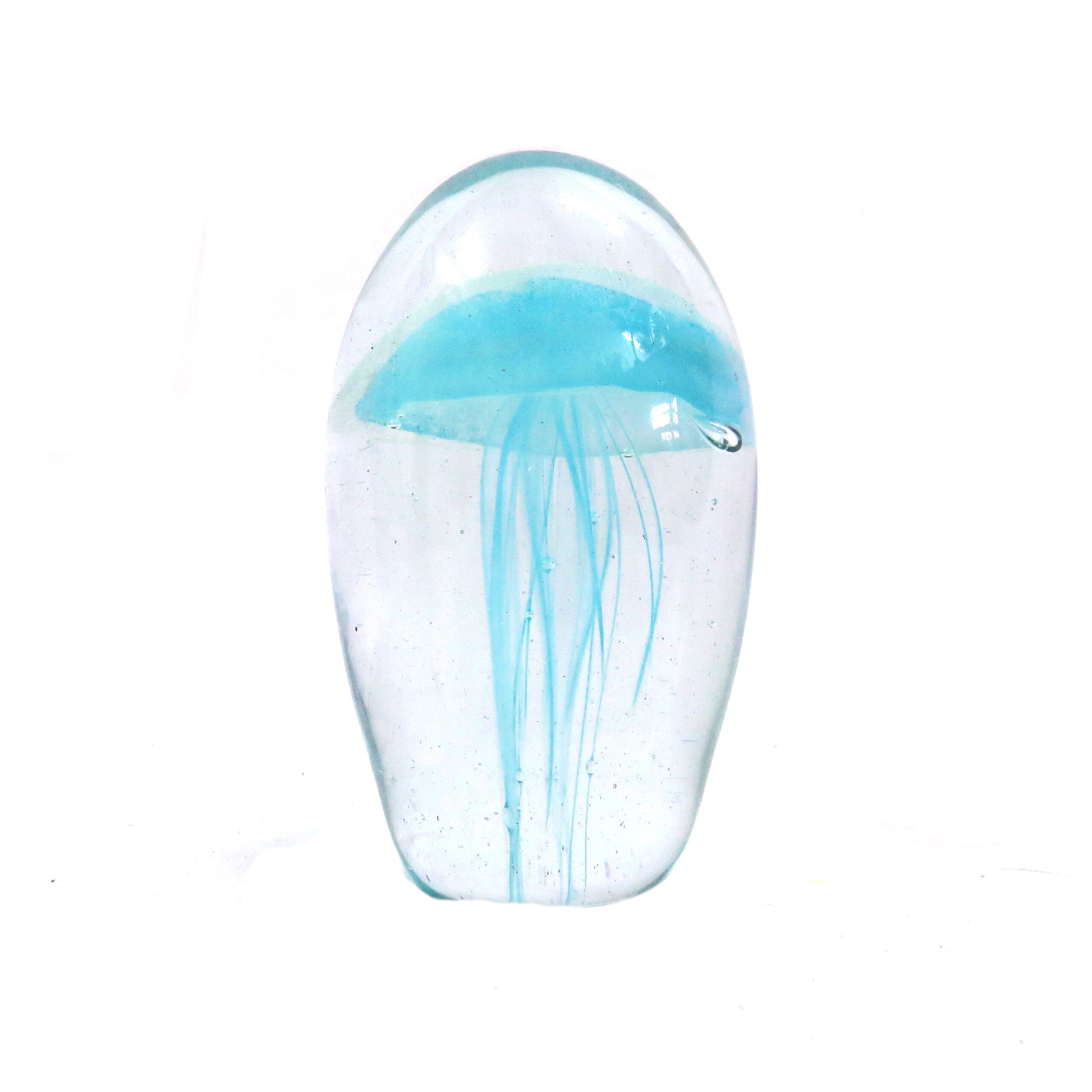 Light Blue Jellyfish in Glass