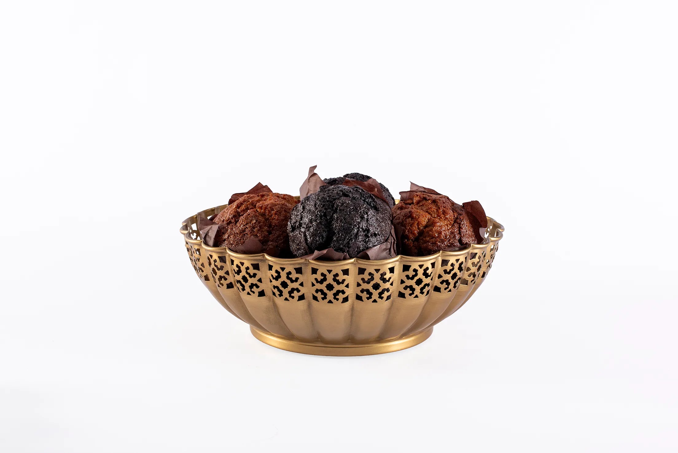 FRUIT BOWL GREECE ANTIQUE BRASS