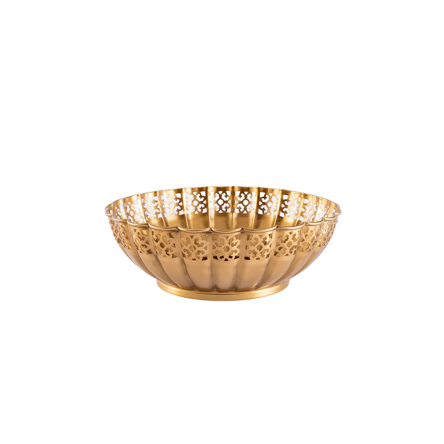 FRUIT BOWL GREECE ANTIQUE BRASS